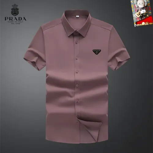 Prada Shirts Short Sleeved For Unisex #1445110 $38.00 USD, Wholesale Replica Prada Shirts
