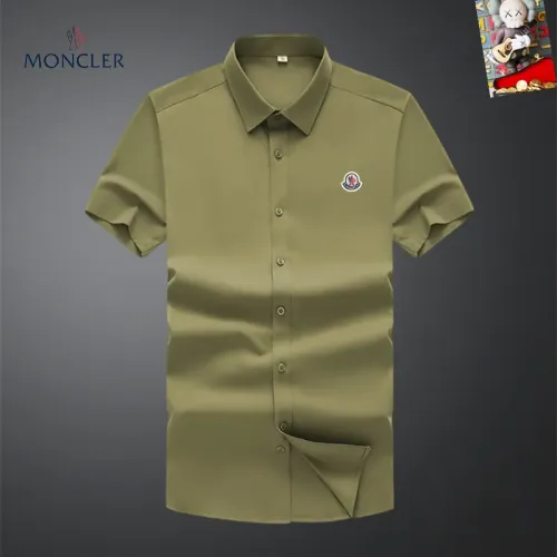 Moncler Shirts Short Sleeved For Unisex #1445159 $38.00 USD, Wholesale Replica Moncler Shirts