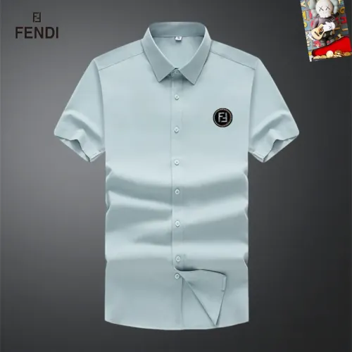 Fendi Shirts Short Sleeved For Unisex #1445213 $38.00 USD, Wholesale Replica Fendi Shirts