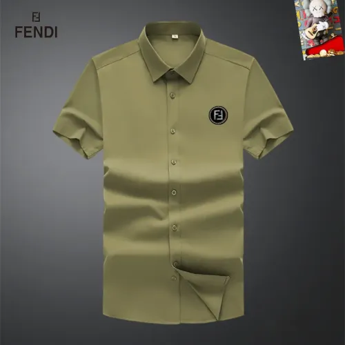 Fendi Shirts Short Sleeved For Unisex #1445214 $38.00 USD, Wholesale Replica Fendi Shirts