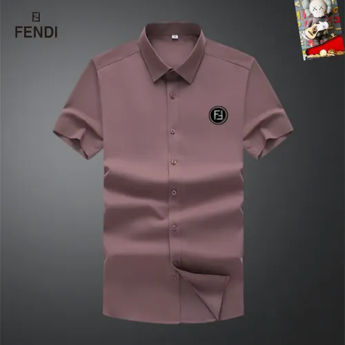 Fendi Shirts Short Sleeved For Unisex #1445216 $38.00 USD, Wholesale Replica Fendi Shirts