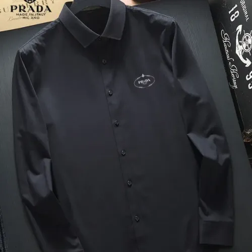 Prada Shirts Long Sleeved For Unisex #1445304 $40.00 USD, Wholesale Replica Prada Shirts