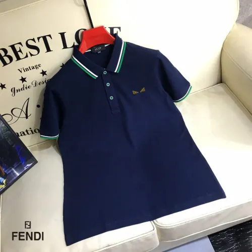 Fendi T-Shirts Short Sleeved For Men #1445312 $29.00 USD, Wholesale Replica Fendi T-Shirts