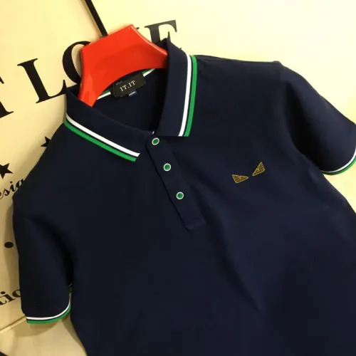 Replica Fendi T-Shirts Short Sleeved For Men #1445312 $29.00 USD for Wholesale