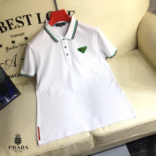 Prada T-Shirts Short Sleeved For Men #1445321 $29.00 USD, Wholesale Replica Prada T-Shirts