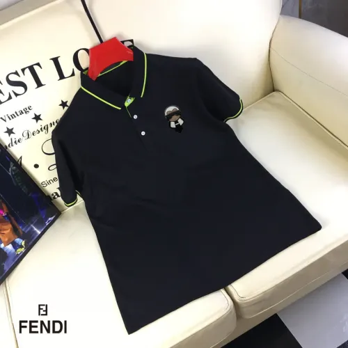 Fendi T-Shirts Short Sleeved For Men #1445361 $29.00 USD, Wholesale Replica Fendi T-Shirts
