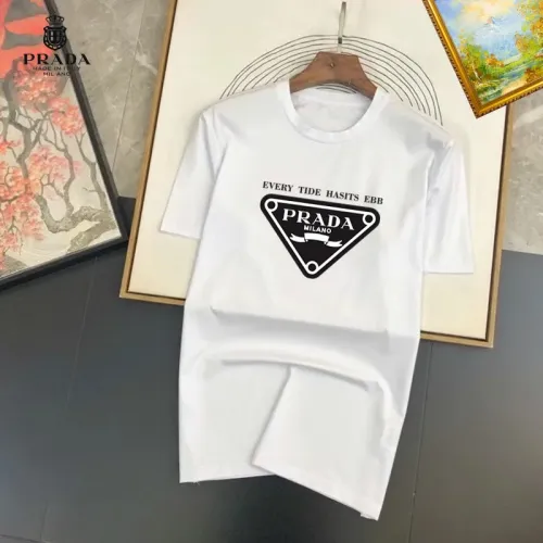 Prada T-Shirts Short Sleeved For Unisex #1445420 $25.00 USD, Wholesale Replica Prada T-Shirts