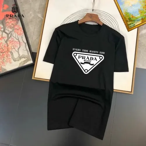 Prada T-Shirts Short Sleeved For Unisex #1445421 $25.00 USD, Wholesale Replica Prada T-Shirts