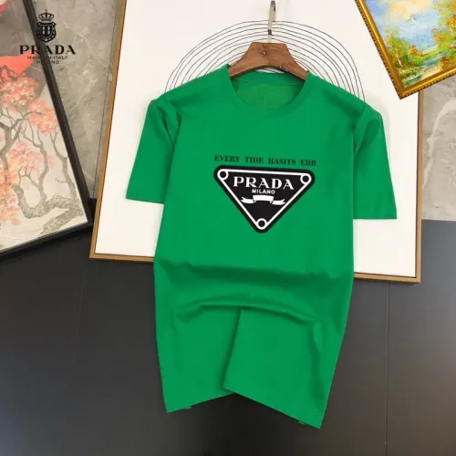 Prada T-Shirts Short Sleeved For Unisex #1445423 $25.00 USD, Wholesale Replica Prada T-Shirts