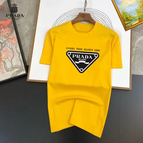 Prada T-Shirts Short Sleeved For Unisex #1445424 $25.00 USD, Wholesale Replica Prada T-Shirts