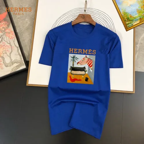 Hermes T-Shirts Short Sleeved For Unisex #1445452 $25.00 USD, Wholesale Replica Hermes T-Shirts