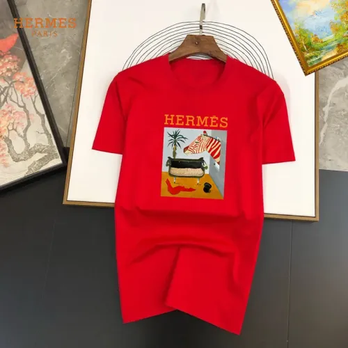 Hermes T-Shirts Short Sleeved For Unisex #1445454 $25.00 USD, Wholesale Replica Hermes T-Shirts