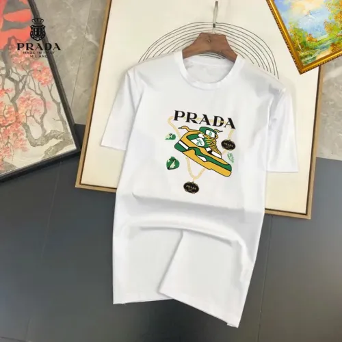 Prada T-Shirts Short Sleeved For Unisex #1445456 $25.00 USD, Wholesale Replica Prada T-Shirts