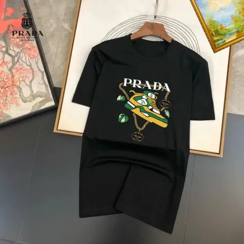 Prada T-Shirts Short Sleeved For Unisex #1445457 $25.00 USD, Wholesale Replica Prada T-Shirts