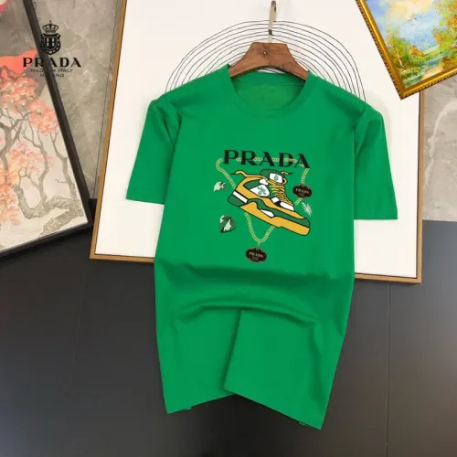 Prada T-Shirts Short Sleeved For Unisex #1445459 $25.00 USD, Wholesale Replica Prada T-Shirts