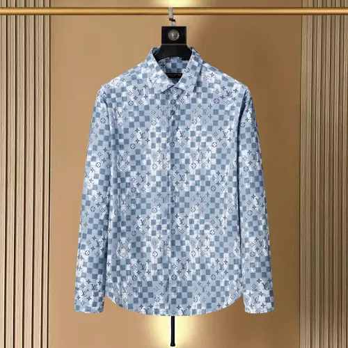 Louis Vuitton LV Shirts Long Sleeved For Men #1445534 $38.00 USD, Wholesale Replica Louis Vuitton LV Shirts