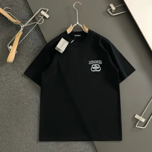 Balenciaga T-Shirts Short Sleeved For Men #1445542 $40.00 USD, Wholesale Replica Balenciaga T-Shirts