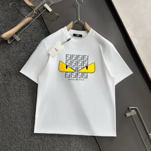 Fendi T-Shirts Short Sleeved For Men #1445545 $40.00 USD, Wholesale Replica Fendi T-Shirts