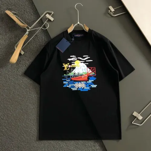 Louis Vuitton LV T-Shirts Short Sleeved For Men #1445561 $40.00 USD, Wholesale Replica Louis Vuitton LV T-Shirts
