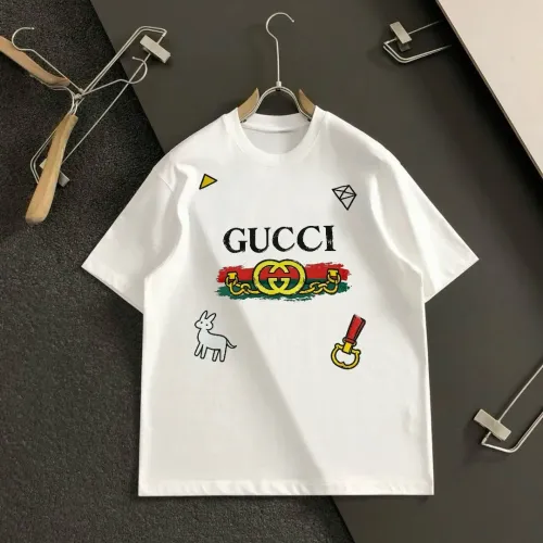 Gucci T-Shirts Short Sleeved For Men #1445567 $40.00 USD, Wholesale Replica Gucci T-Shirts