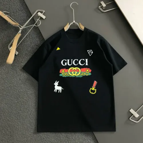 Gucci T-Shirts Short Sleeved For Men #1445568 $40.00 USD, Wholesale Replica Gucci T-Shirts