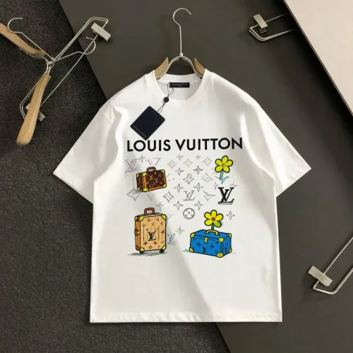 Louis Vuitton LV T-Shirts Short Sleeved For Men #1445569 $40.00 USD, Wholesale Replica Louis Vuitton LV T-Shirts