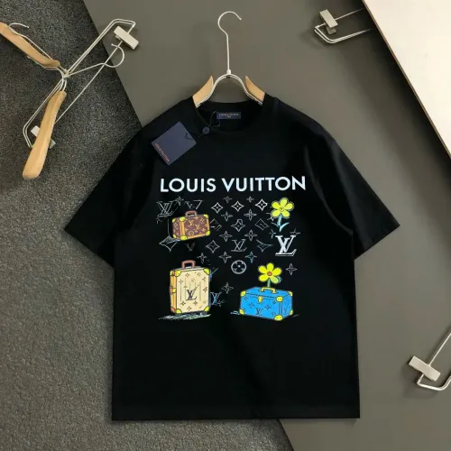 Louis Vuitton LV T-Shirts Short Sleeved For Men #1445570 $40.00 USD, Wholesale Replica Louis Vuitton LV T-Shirts