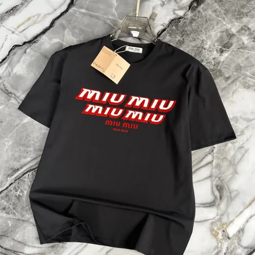MIU MIU T-Shirts Short Sleeved For Men #1445578 $40.00 USD, Wholesale Replica MIU MIU T-Shirts