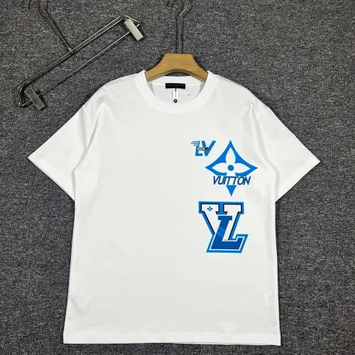 Louis Vuitton LV T-Shirts Short Sleeved For Men #1445581 $40.00 USD, Wholesale Replica Louis Vuitton LV T-Shirts