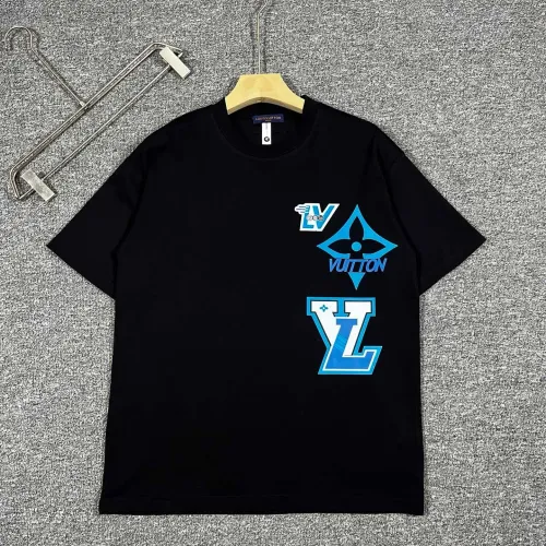 Louis Vuitton LV T-Shirts Short Sleeved For Men #1445582 $40.00 USD, Wholesale Replica Louis Vuitton LV T-Shirts