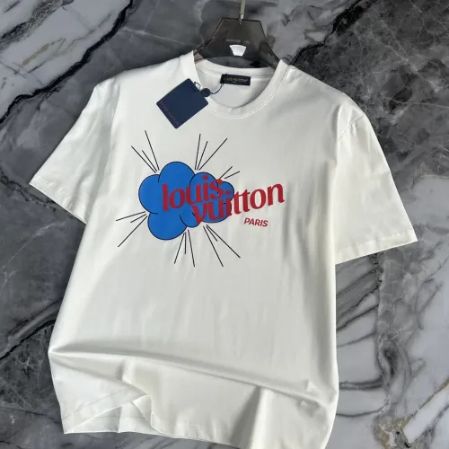 Louis Vuitton LV T-Shirts Short Sleeved For Men #1445595 $40.00 USD, Wholesale Replica Louis Vuitton LV T-Shirts