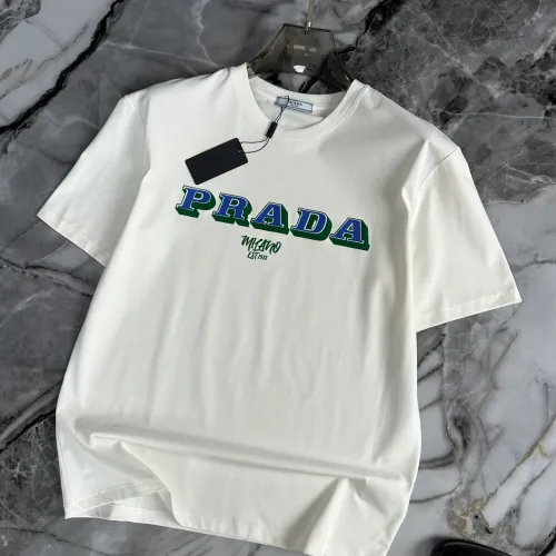 Prada T-Shirts Short Sleeved For Men #1445609 $40.00 USD, Wholesale Replica Prada T-Shirts