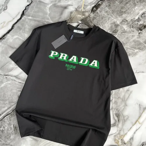 Prada T-Shirts Short Sleeved For Men #1445610 $40.00 USD, Wholesale Replica Prada T-Shirts