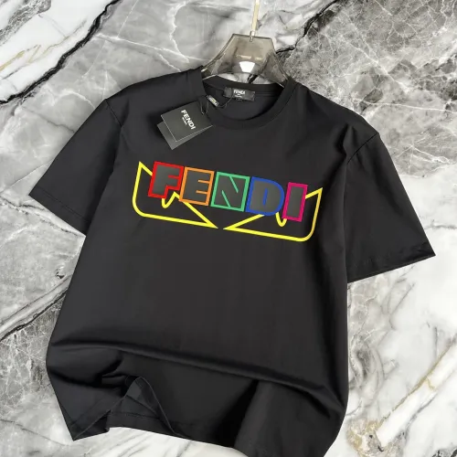 Fendi T-Shirts Short Sleeved For Men #1445612 $40.00 USD, Wholesale Replica Fendi T-Shirts