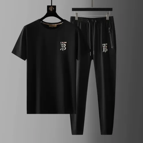 Burberry Tracksuits Short Sleeved For Men #1445673 $68.00 USD, Wholesale Replica Burberry Tracksuits