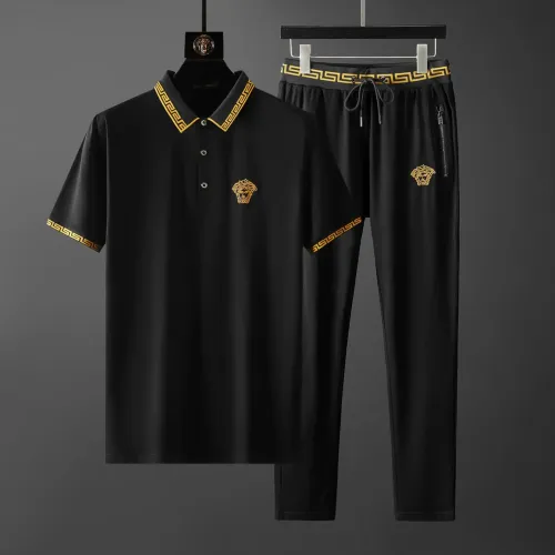 Versace Tracksuits Short Sleeved For Men #1445696 $72.00 USD, Wholesale Replica Versace Tracksuits