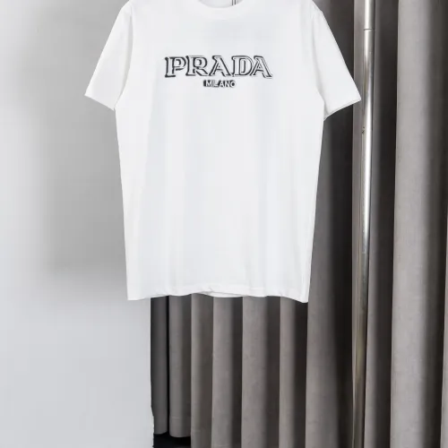 Prada T-Shirts Short Sleeved For Men #1445757 $36.00 USD, Wholesale Replica Prada T-Shirts