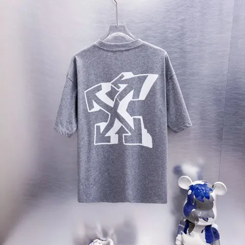 Off-White T-Shirts Short Sleeved For Unisex #1445791 $34.00 USD, Wholesale Replica Off-White T-Shirts