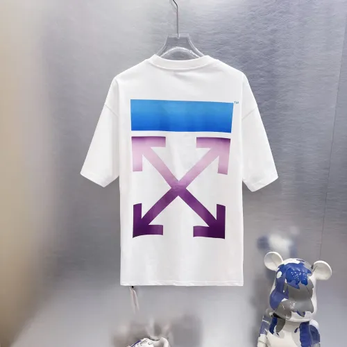 Off-White T-Shirts Short Sleeved For Unisex #1445793 $34.00 USD, Wholesale Replica Off-White T-Shirts