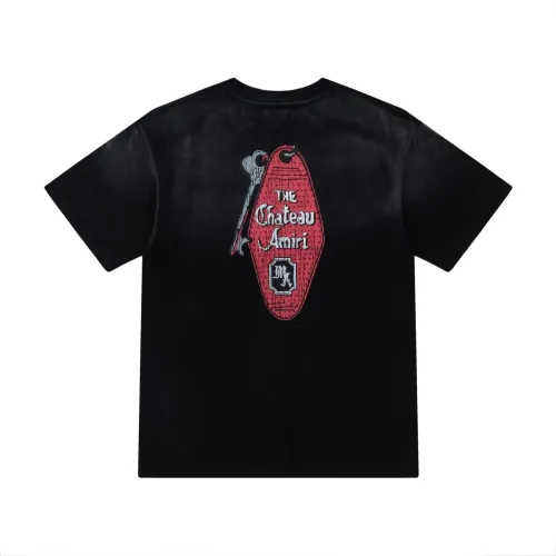 Replica Amiri T-Shirts Short Sleeved For Unisex #1445834 $42.00 USD for Wholesale