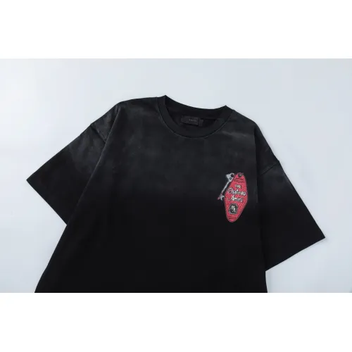 Replica Amiri T-Shirts Short Sleeved For Unisex #1445834 $42.00 USD for Wholesale