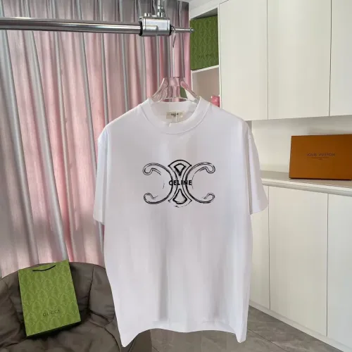Celine T-Shirts Short Sleeved For Unisex #1445868 $42.00 USD, Wholesale Replica Celine T-Shirts