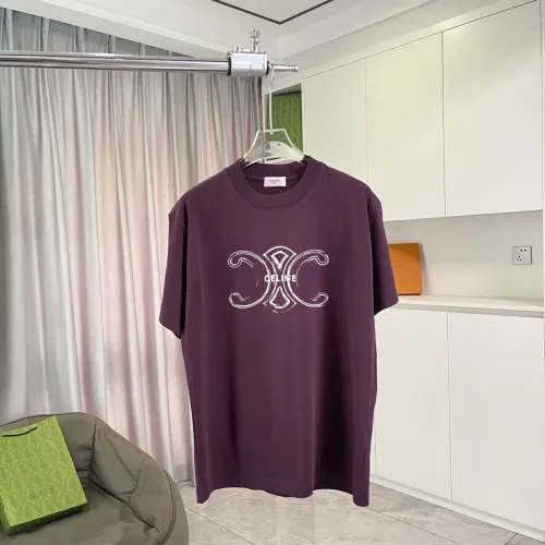 Celine T-Shirts Short Sleeved For Unisex #1445870 $42.00 USD, Wholesale Replica Celine T-Shirts