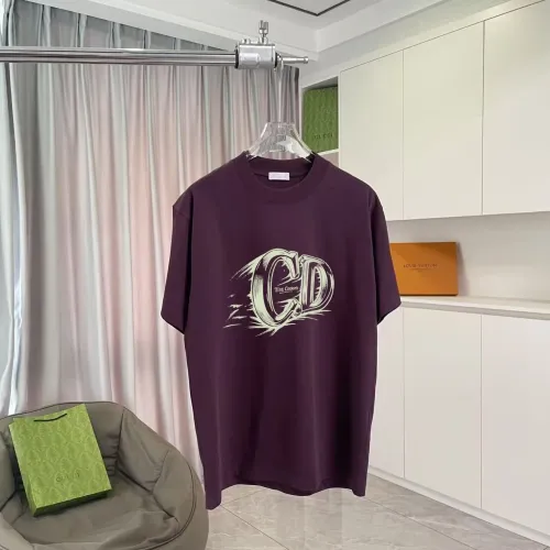 Christian Dior T-Shirts Short Sleeved For Unisex #1445878 $42.00 USD, Wholesale Replica Christian Dior T-Shirts