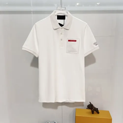 Prada T-Shirts Short Sleeved For Men #1445911 $48.00 USD, Wholesale Replica Prada T-Shirts