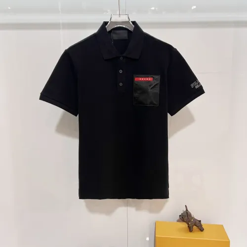 Prada T-Shirts Short Sleeved For Men #1445912 $48.00 USD, Wholesale Replica Prada T-Shirts