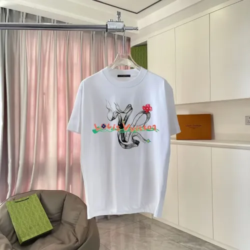 Louis Vuitton LV T-Shirts Short Sleeved For Unisex #1445916 $42.00 USD, Wholesale Replica Louis Vuitton LV T-Shirts