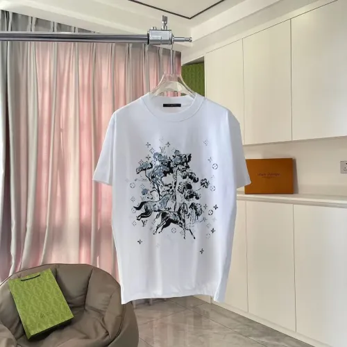 Louis Vuitton LV T-Shirts Short Sleeved For Unisex #1445920 $42.00 USD, Wholesale Replica Louis Vuitton LV T-Shirts