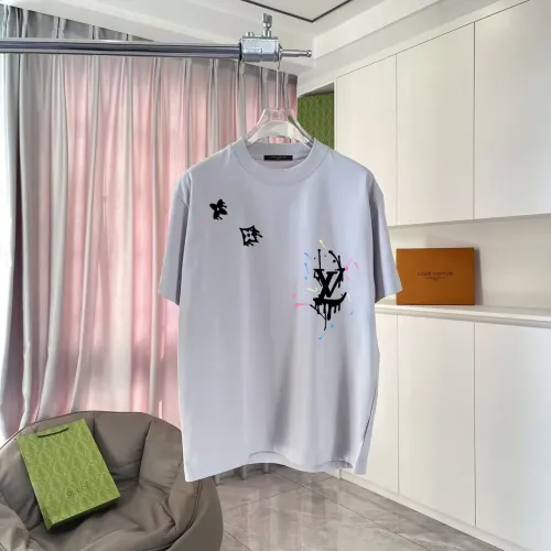 Louis Vuitton LV T-Shirts Short Sleeved For Unisex #1445925 $42.00 USD, Wholesale Replica Louis Vuitton LV T-Shirts