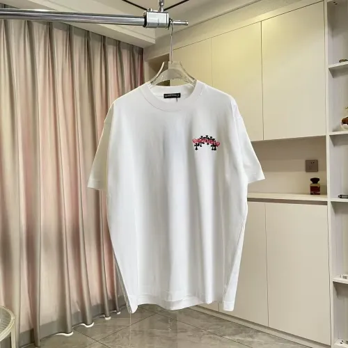 Chrome Hearts T-Shirts Short Sleeved For Unisex #1445945 $45.00 USD, Wholesale Replica Chrome Hearts T-Shirts